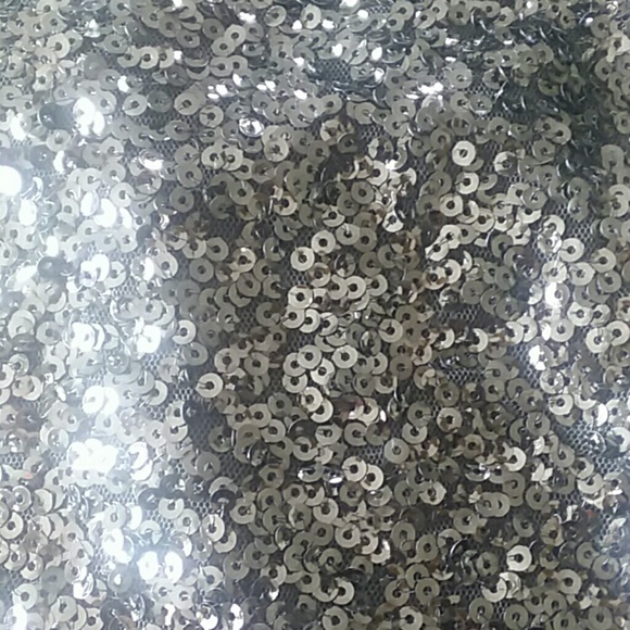 DIVIDED Sexy Black Sequins Miniskirt NWT - Picture 3 of 5